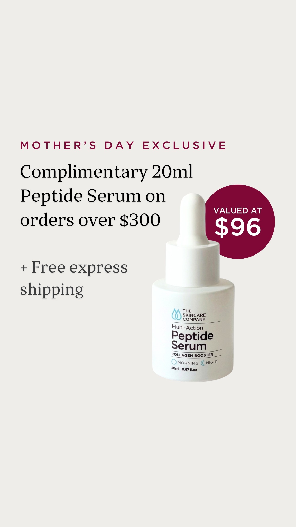 The Skincare Company Facebook ad