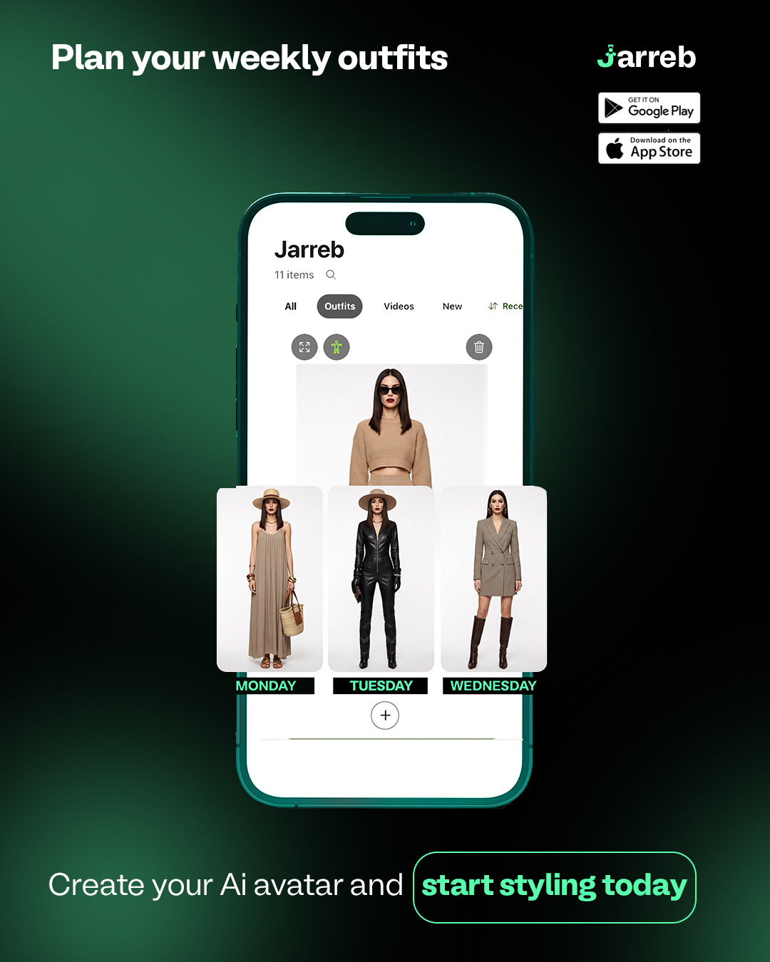 Jarreb AI Facebook ad: Try Before You Buy