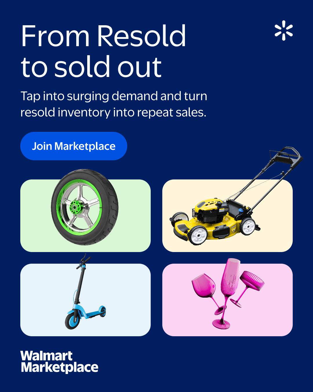 Walmart Marketplace Facebook ad
