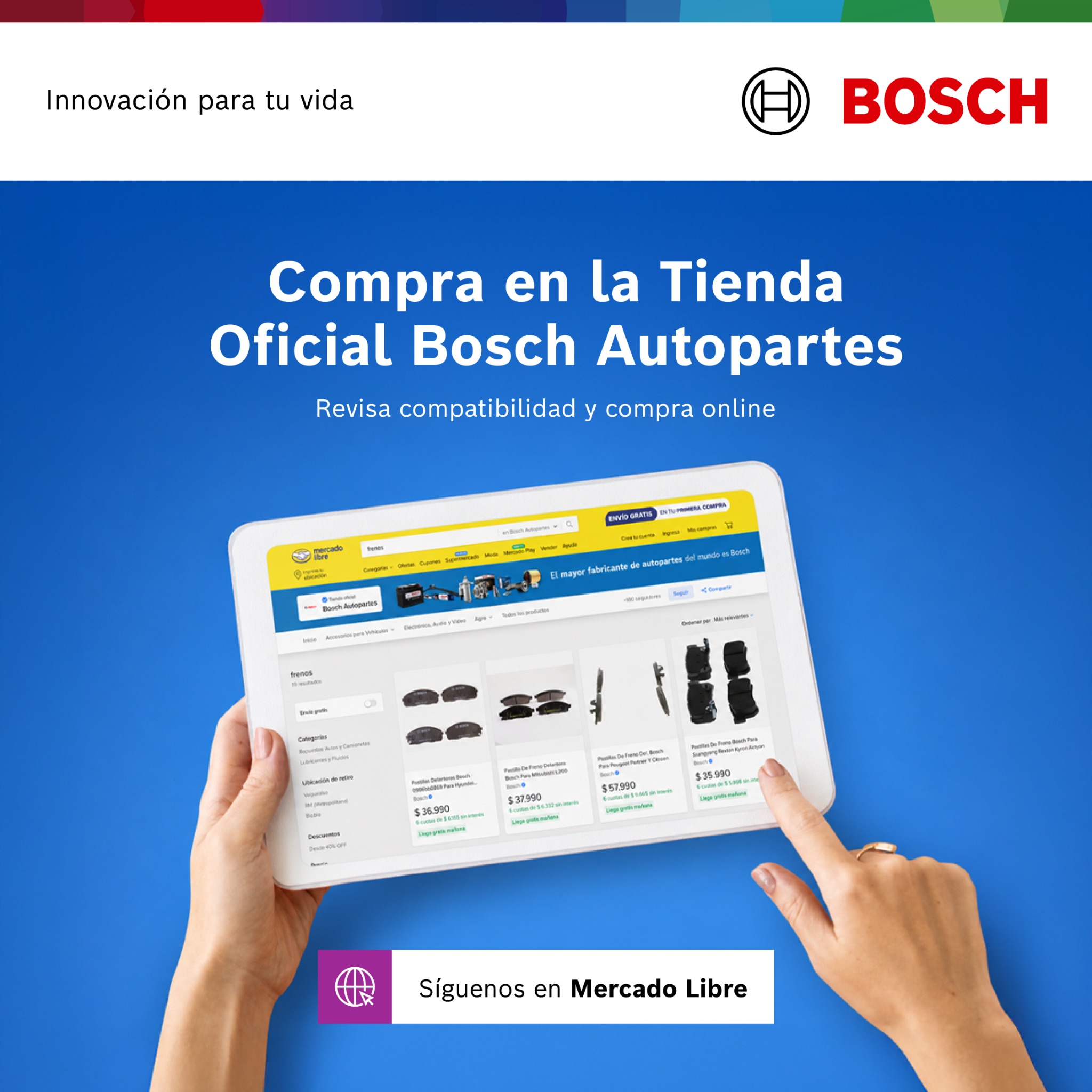 Bosch Autopartes Facebook ad: ¿Tu auto te dejo botado?
