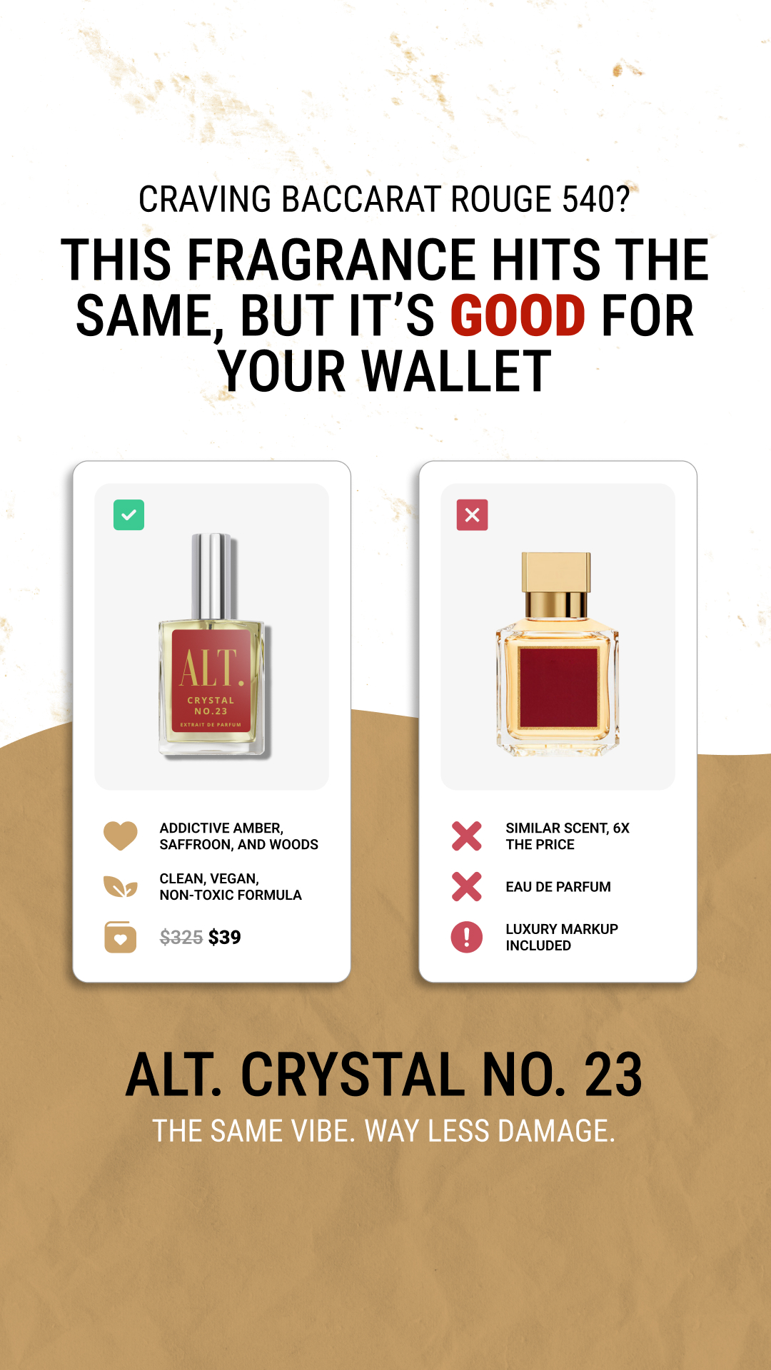ALT. Fragrances Facebook ad