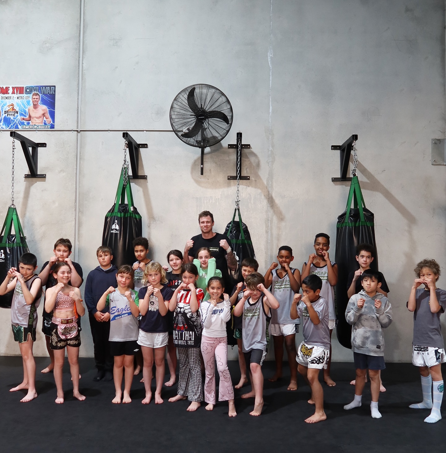 BioWeapon Performance Centre Facebook ad: Free Kids Martial Arts Class