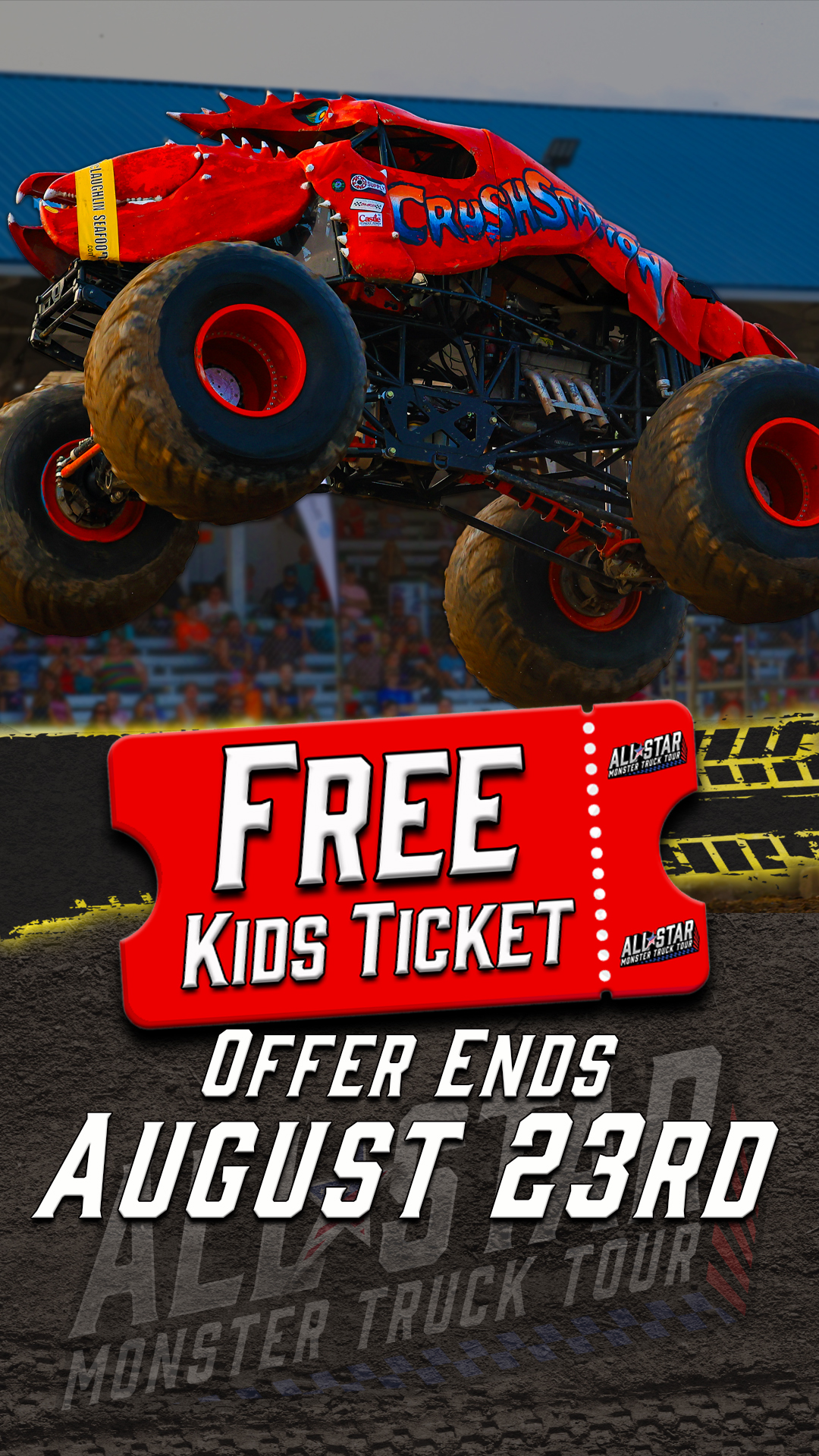 All Star Monster Truck Tour Facebook ad