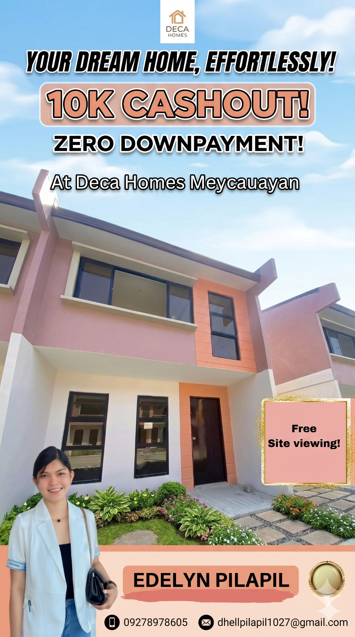 Rent to Own Deca Homes with Dhell Pilapil Facebook ad from Jun 4, 2026