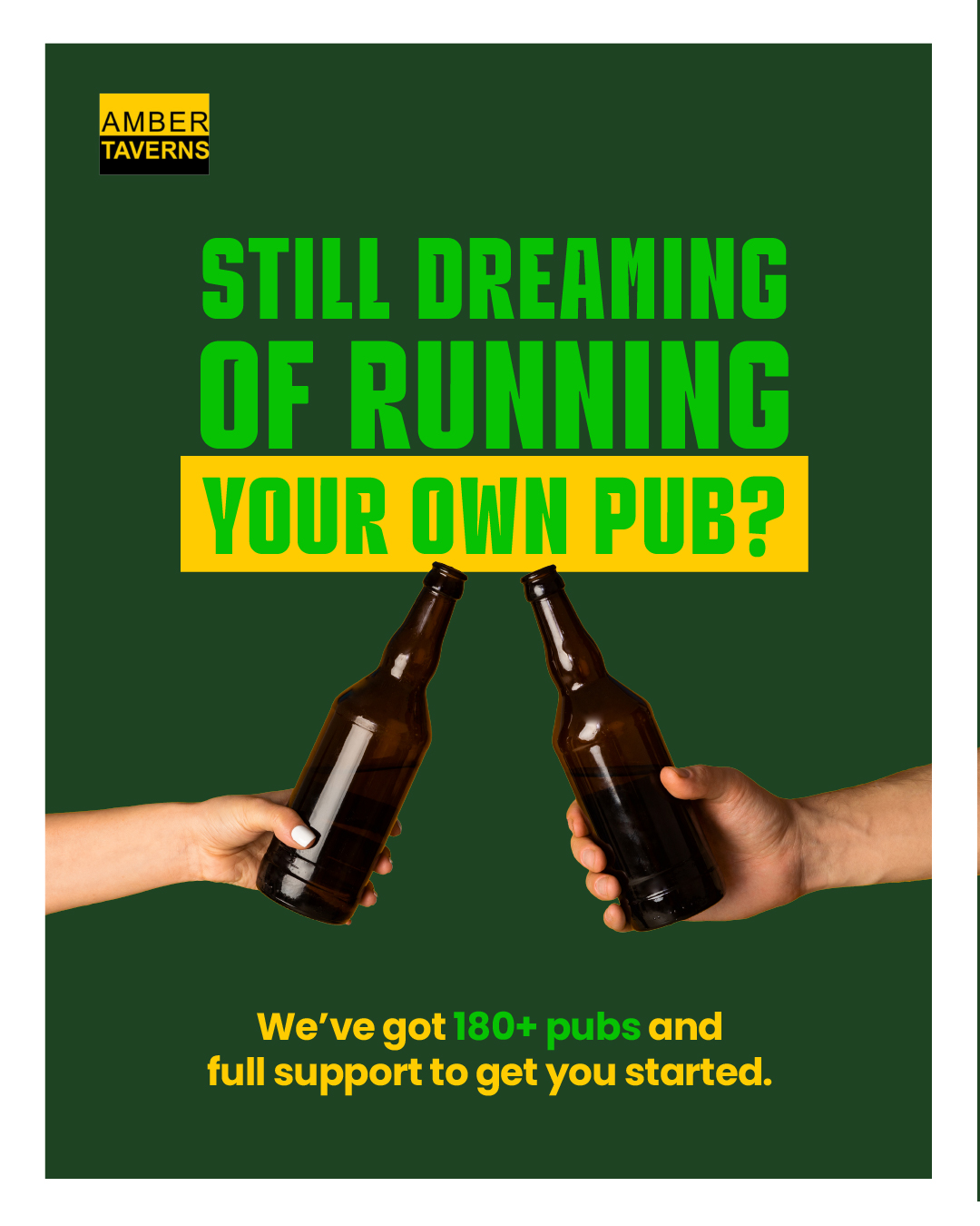 Amber Taverns Ltd Facebook ad from Oct 15, 2025