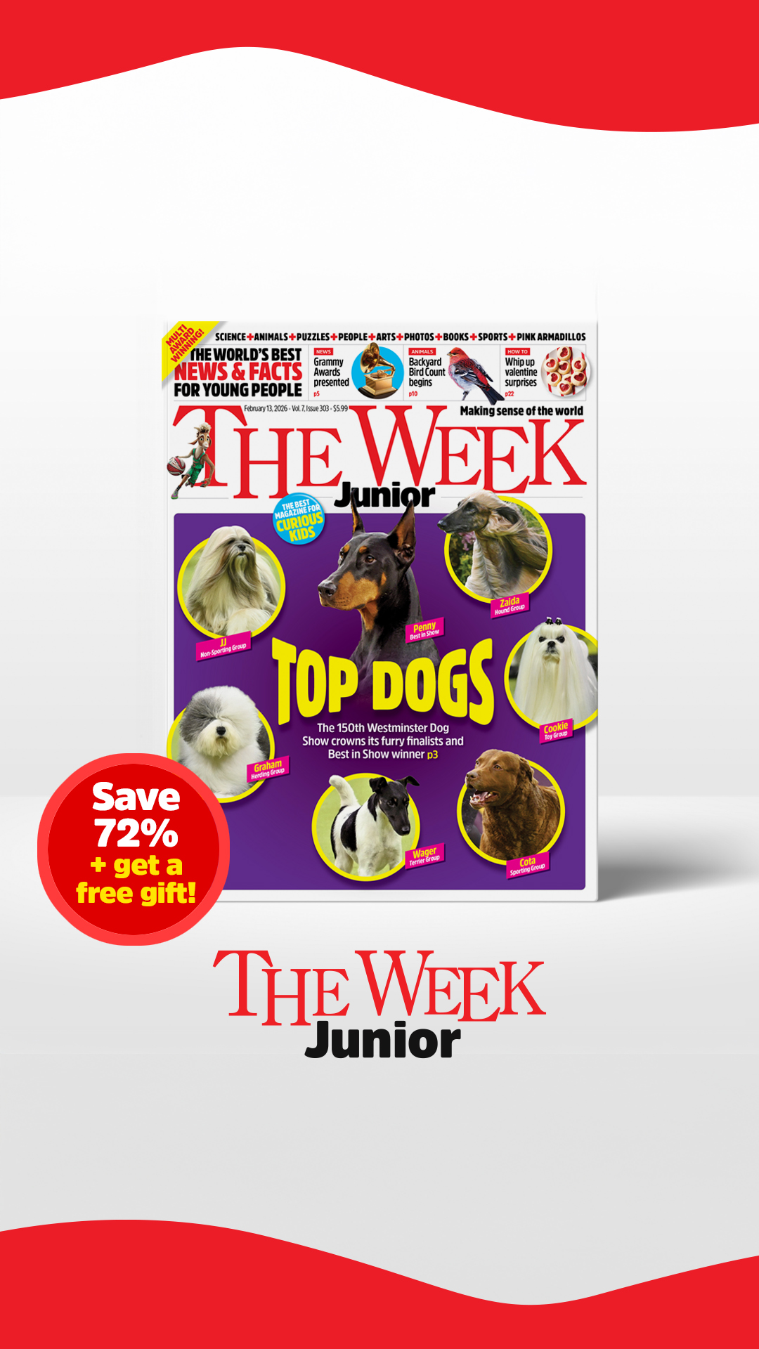 The Week Junior US Facebook ad