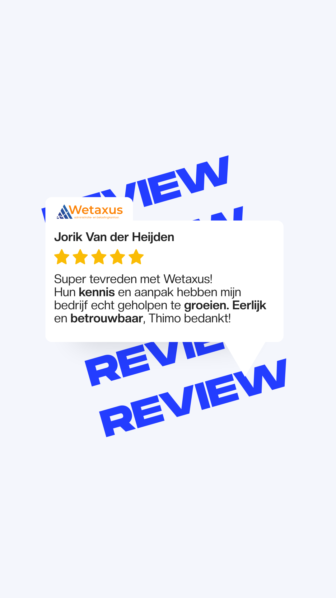Administratiekantoor Wetaxus Facebook ad: Plan je gratis strategiecall