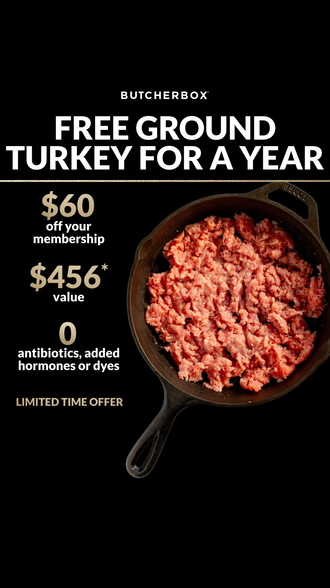 ButcherBox Facebook ad
