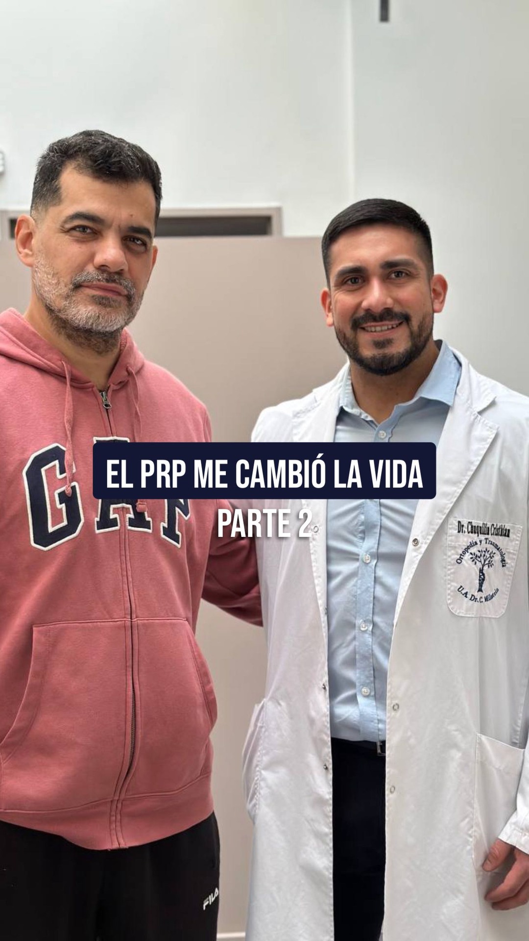Dr. Cristhian Chuquilin - Traumatólogo Facebook ad: Víctor pasó de no poder estar de pie…