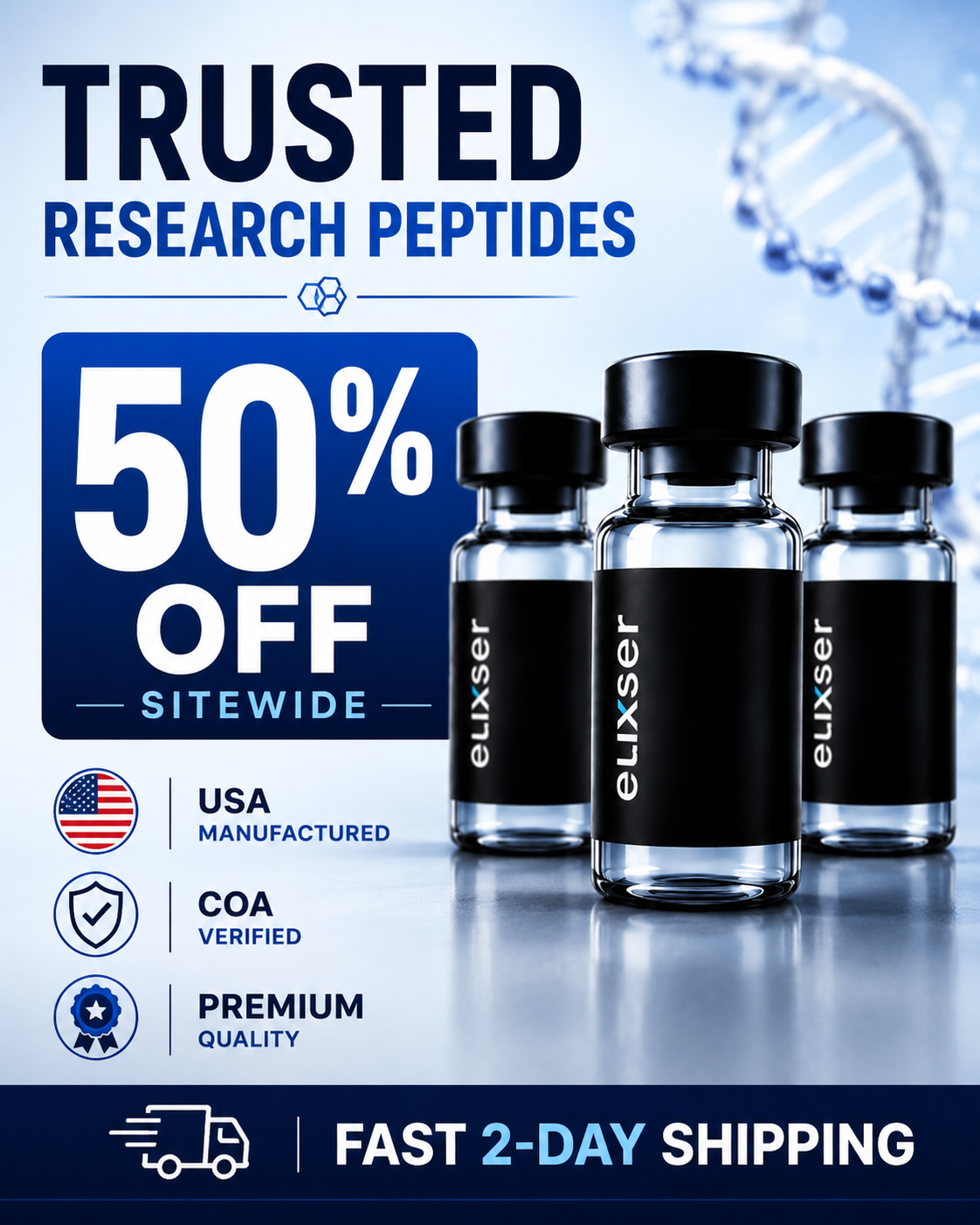 Elixser Peptides Facebook ad