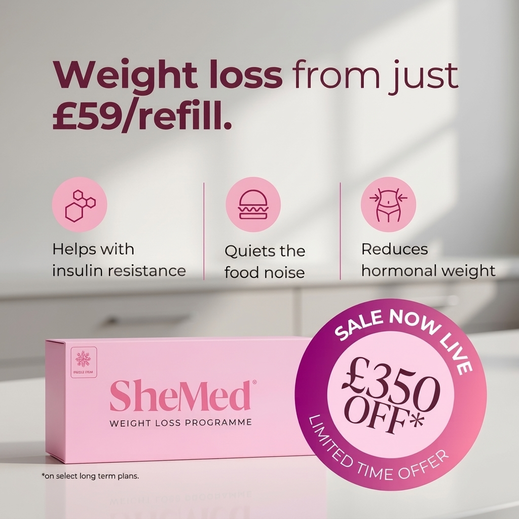 SheMed UK Facebook ad