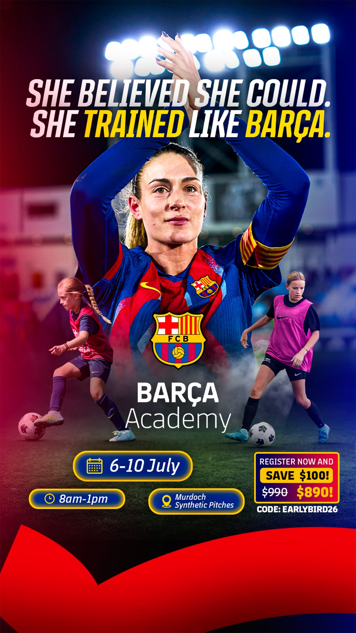 Barça Academy Australia & New Zealand Facebook ad