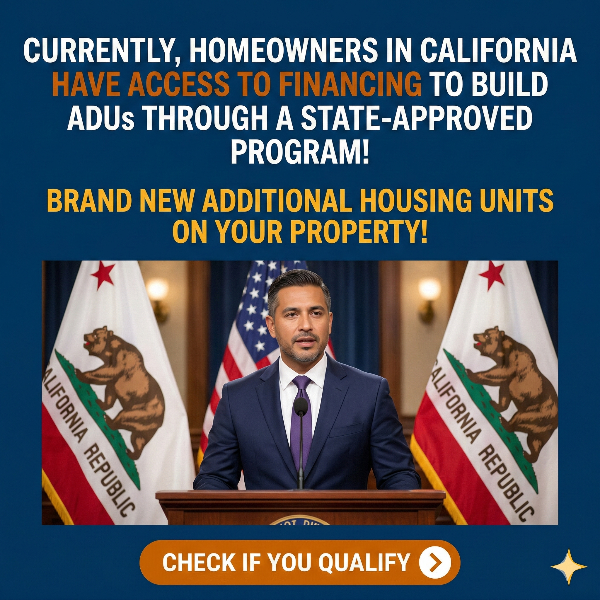 Homeowner Support Program Facebook ad: Find Out If You Qualify - Enter Zipcode