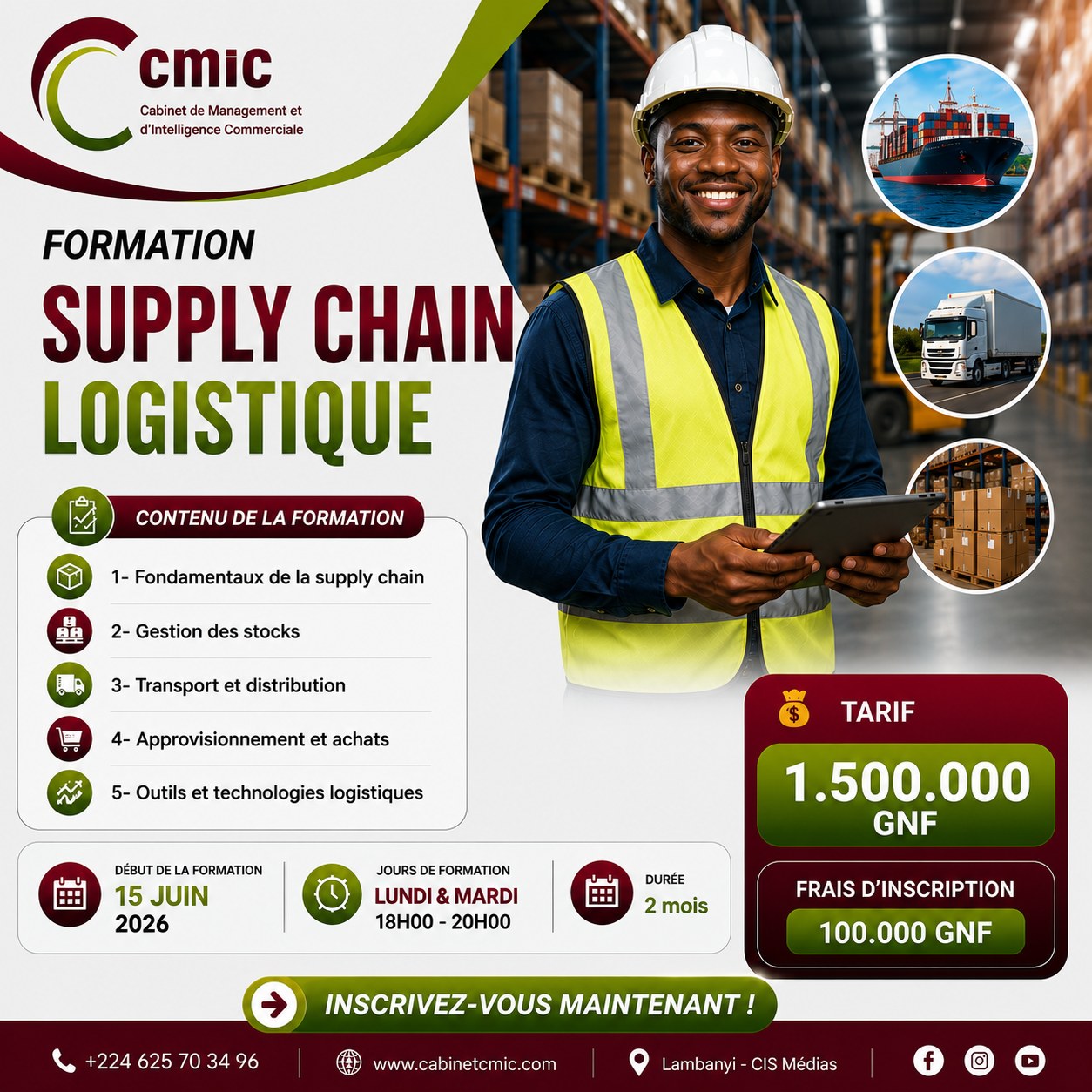 ππππ’π§ππ ππππ Facebook ad: Formation professionnelle en Management Logistique (Supplyβ¦
