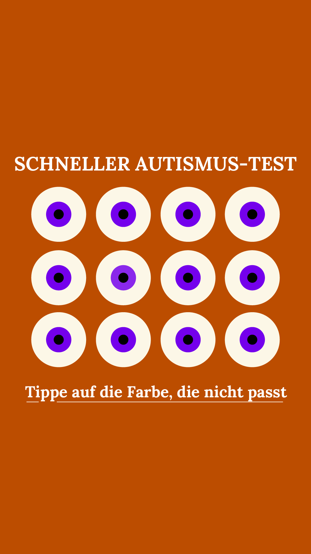 International IQ test Facebook ad