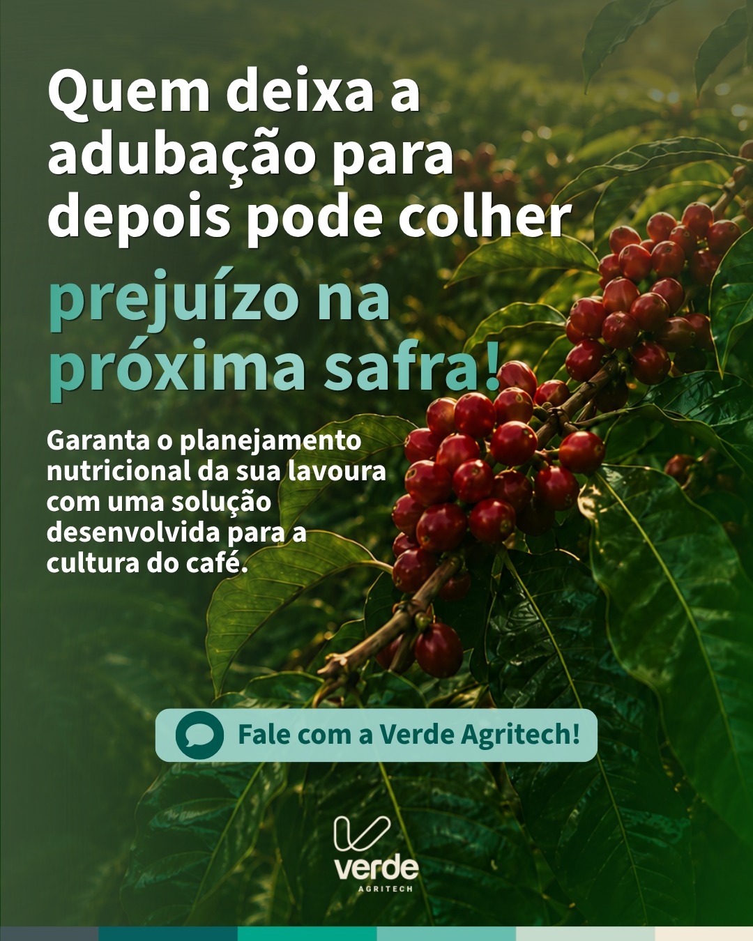 Verde Agritech Facebook ad: Converse conosco