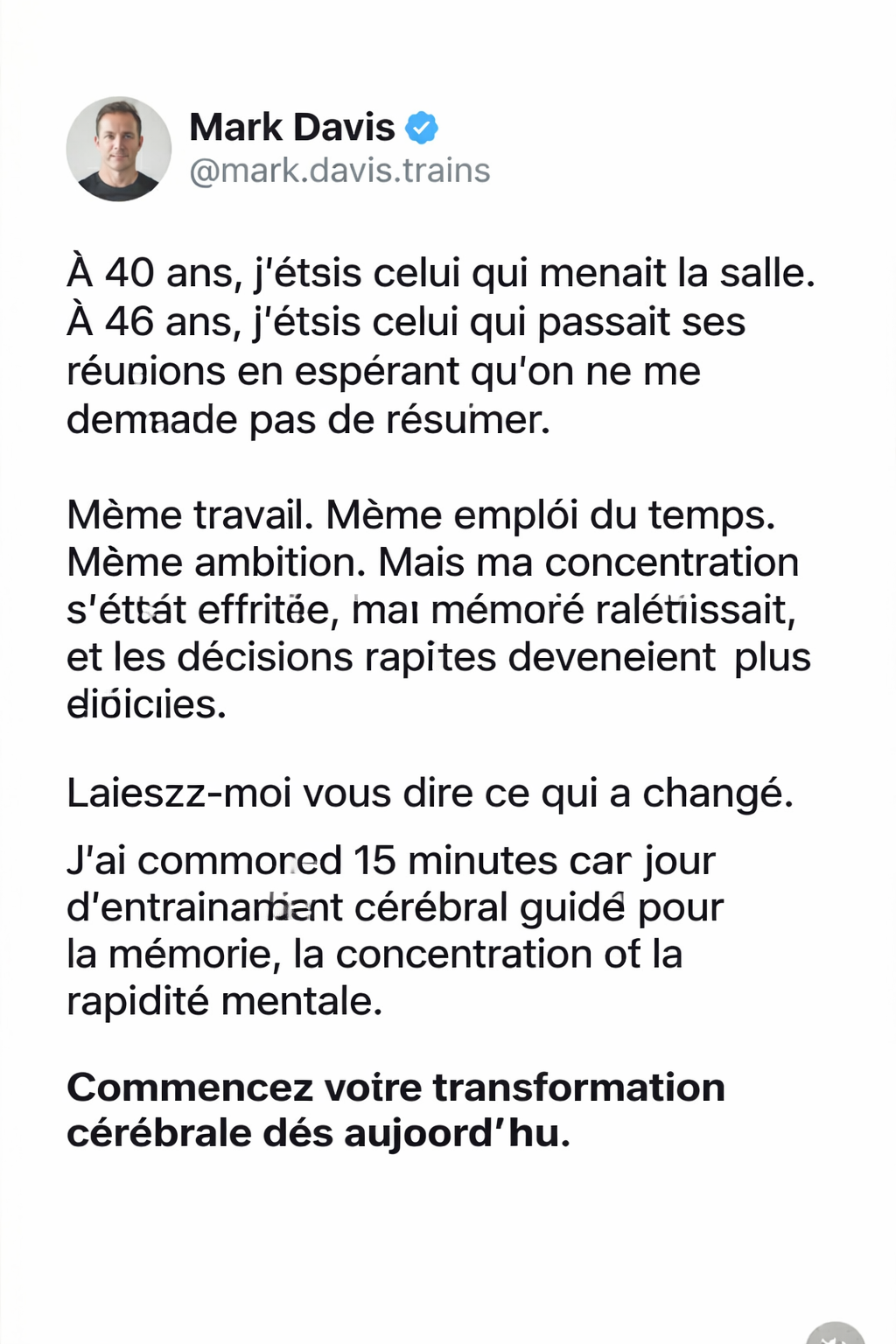Impulse: Brain Training & Self-Discovery Facebook ad