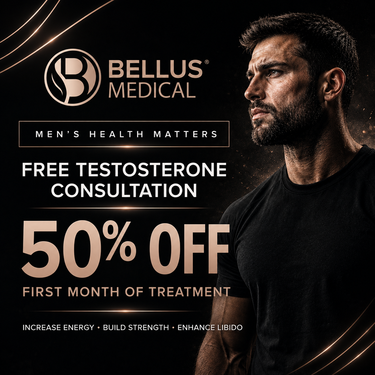 Bellus Medical ND Facebook ad: Testosterone Replacement Therapy » Bellus Medical