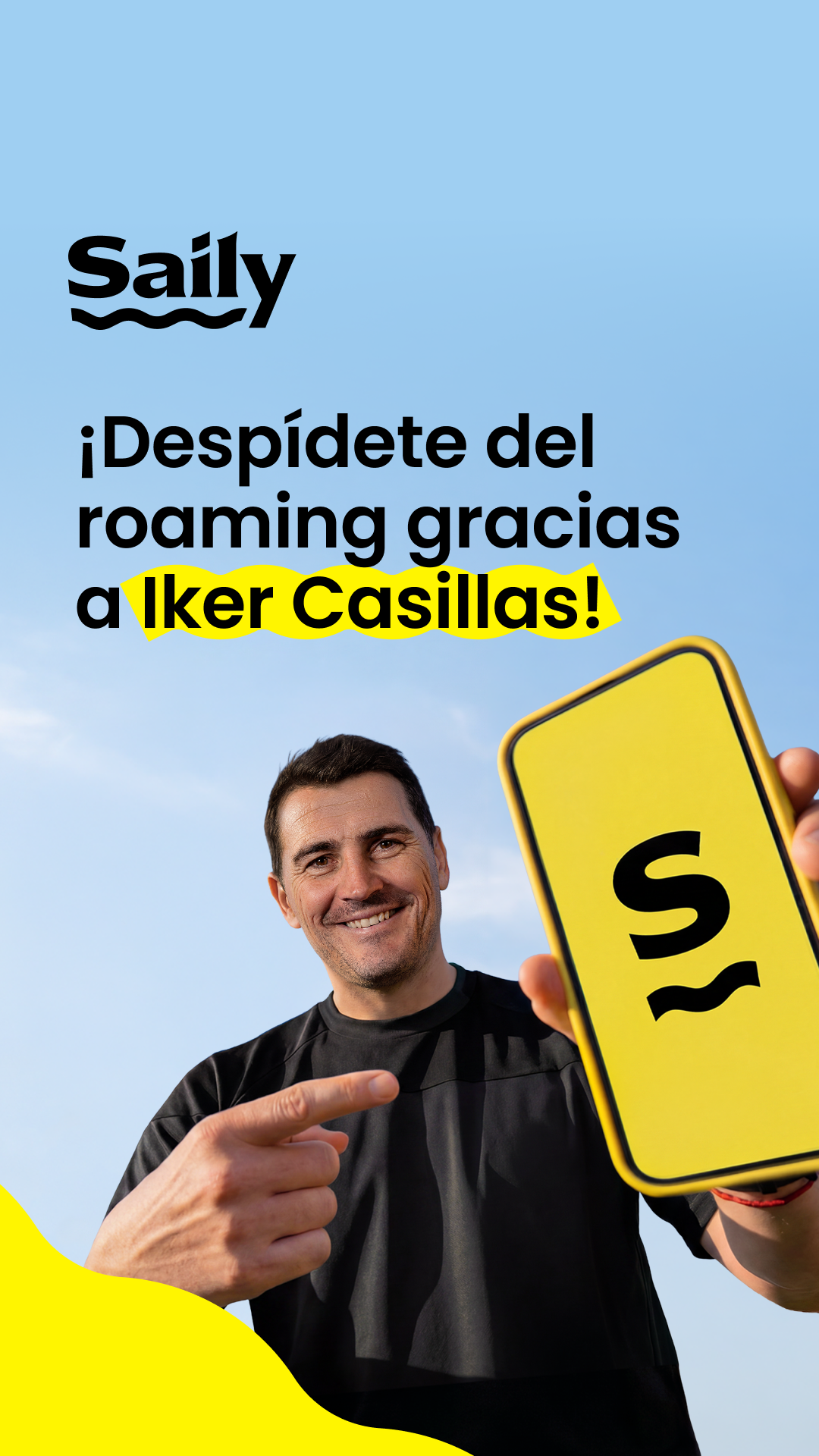 Saily Facebook ad