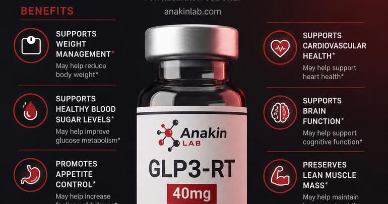 AnakinLab Facebook ad: Premium peptides