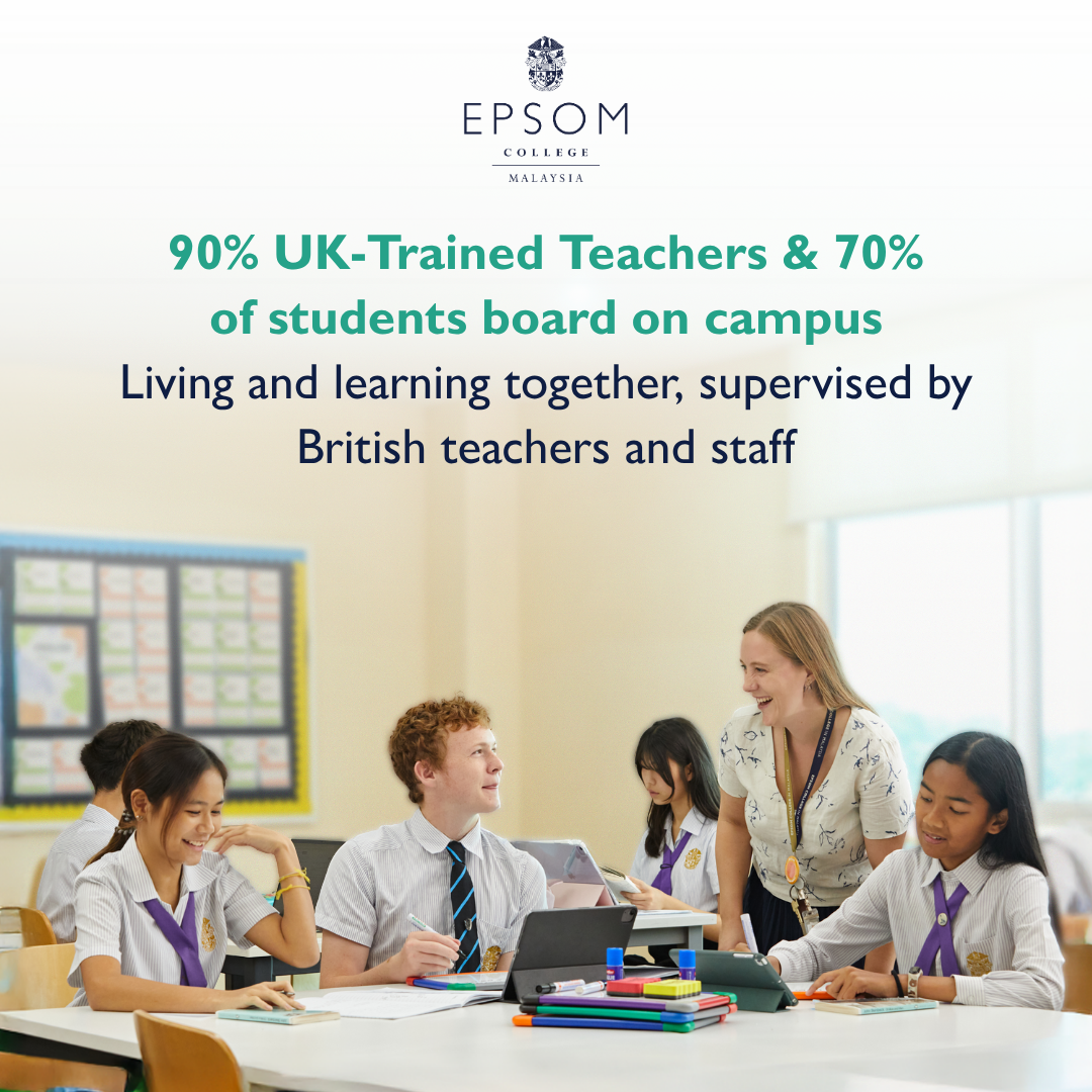 Epsom College in Malaysia Facebook ad: Discover a proven British education pathway at Epsom…