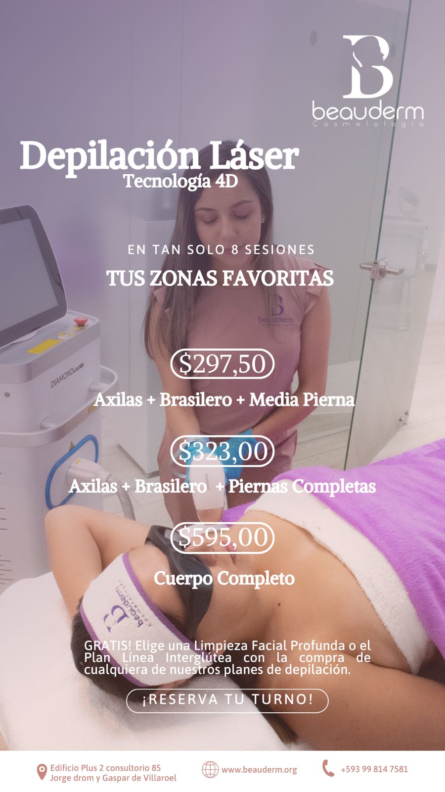 Beauderm Cosmetología  Facebook ad