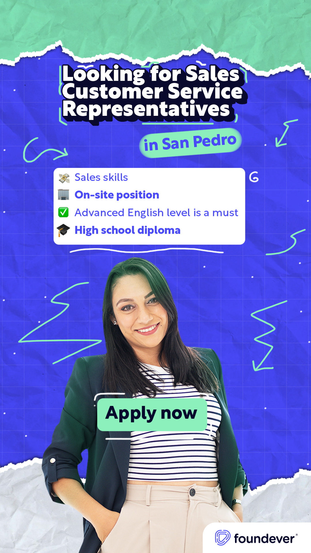 Foundever Facebook ad