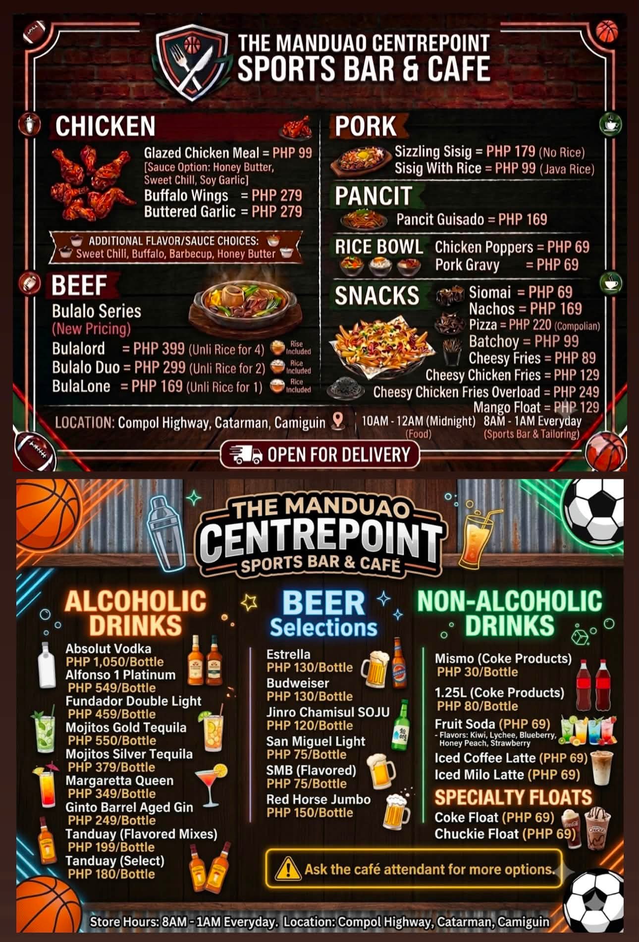The Manduao Centrepoint Facebook ad
