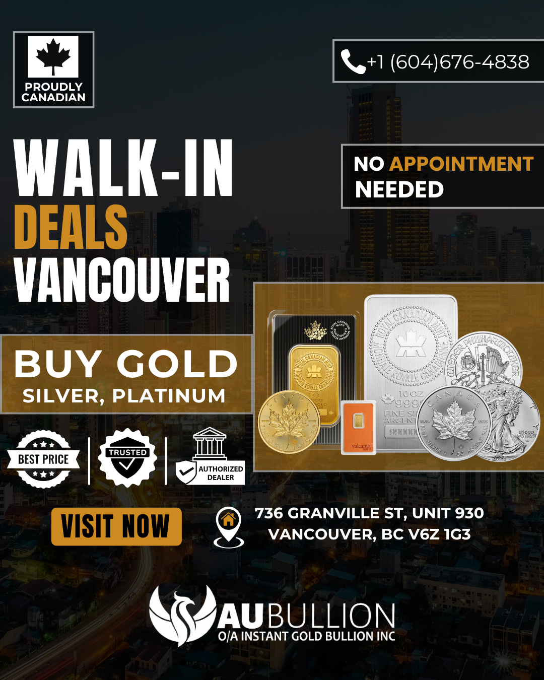 AuBullion.ca Facebook ad