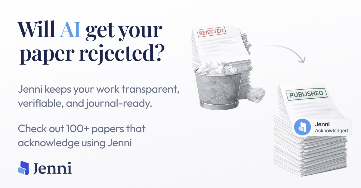 Jenni AI Facebook ad