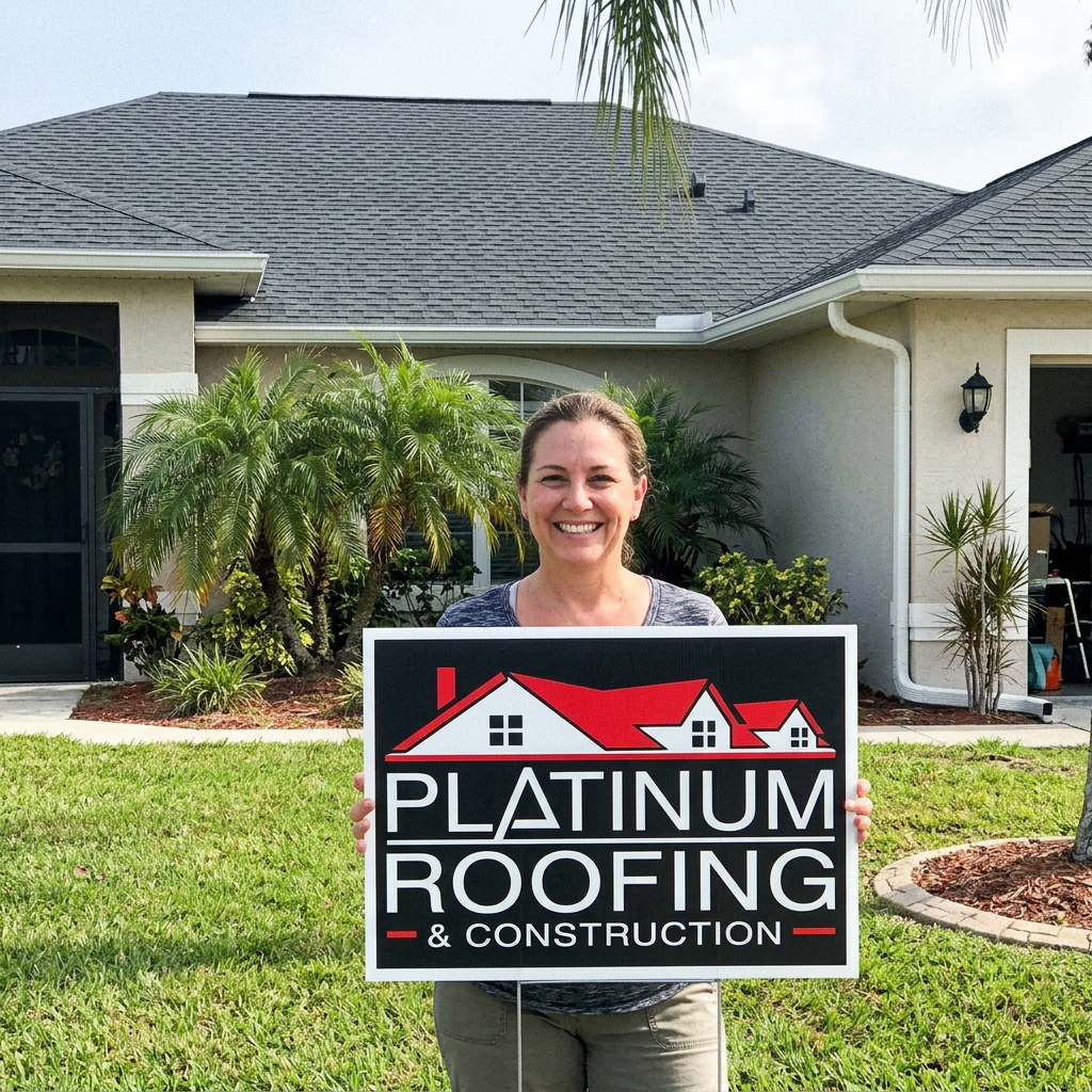 Platinum Roofing & Construction Facebook ad