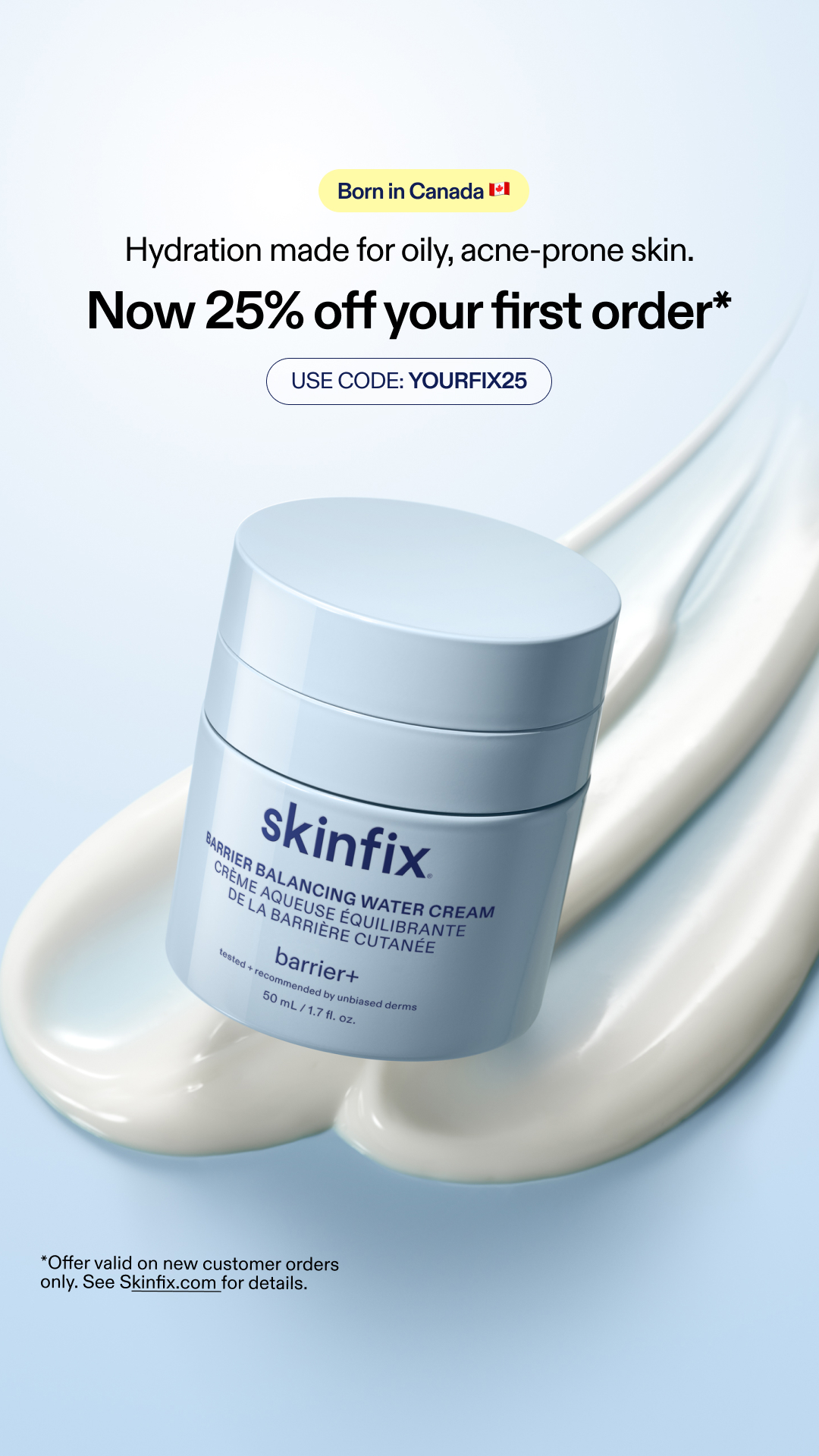 Skinfix Inc. Facebook ad