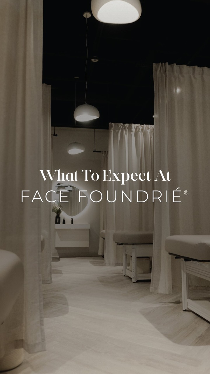 FACE FOUNDRIÉ Facebook ad: Welcome to FACE FOUNDRIÉ, a focused facial bar…