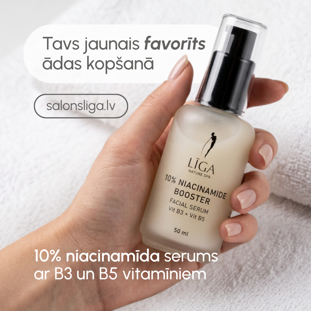 Līga Nature Cosmetics Facebook ad: Mirdzošai ādai