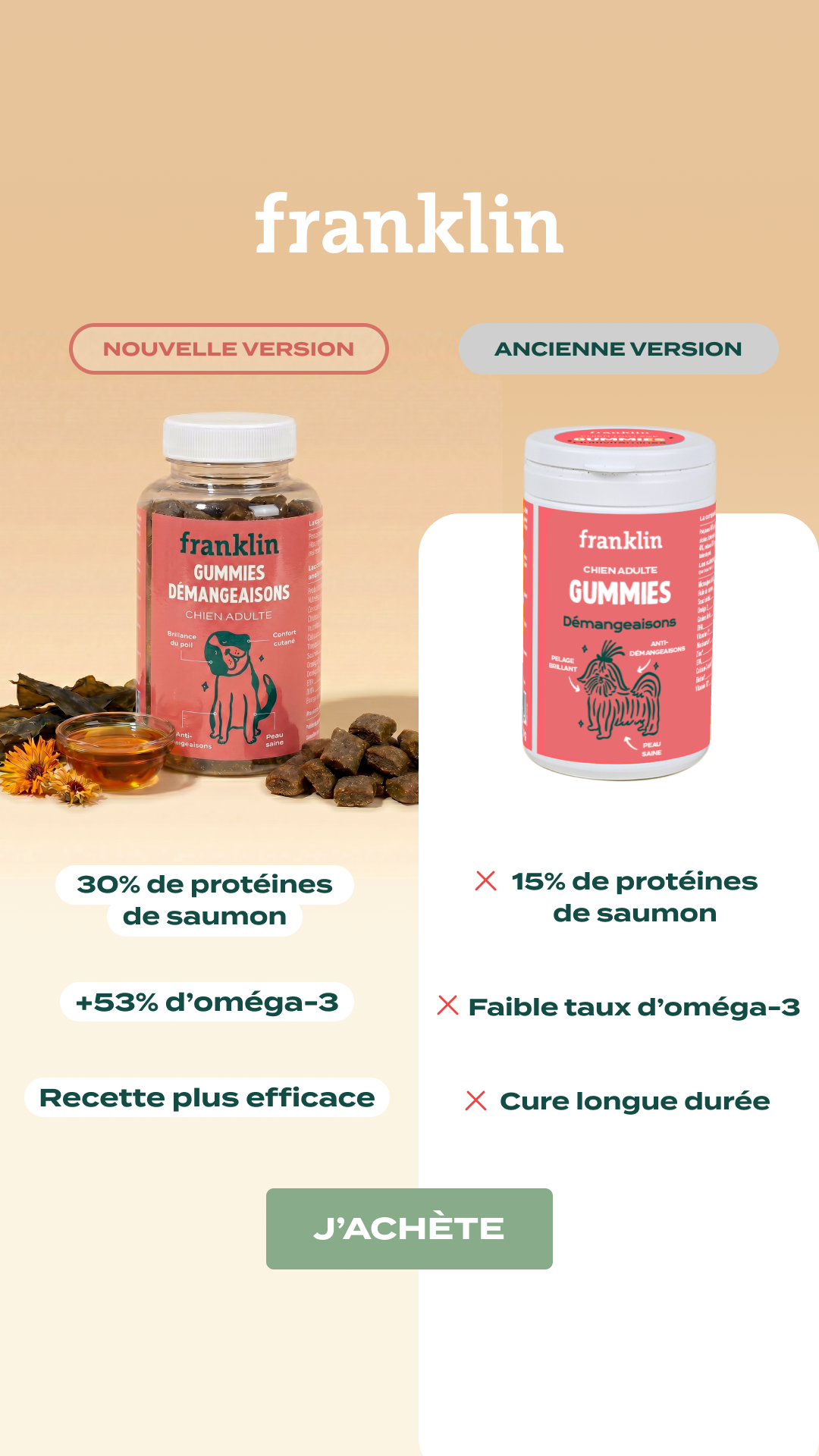 Franklin Pet Food Facebook ad