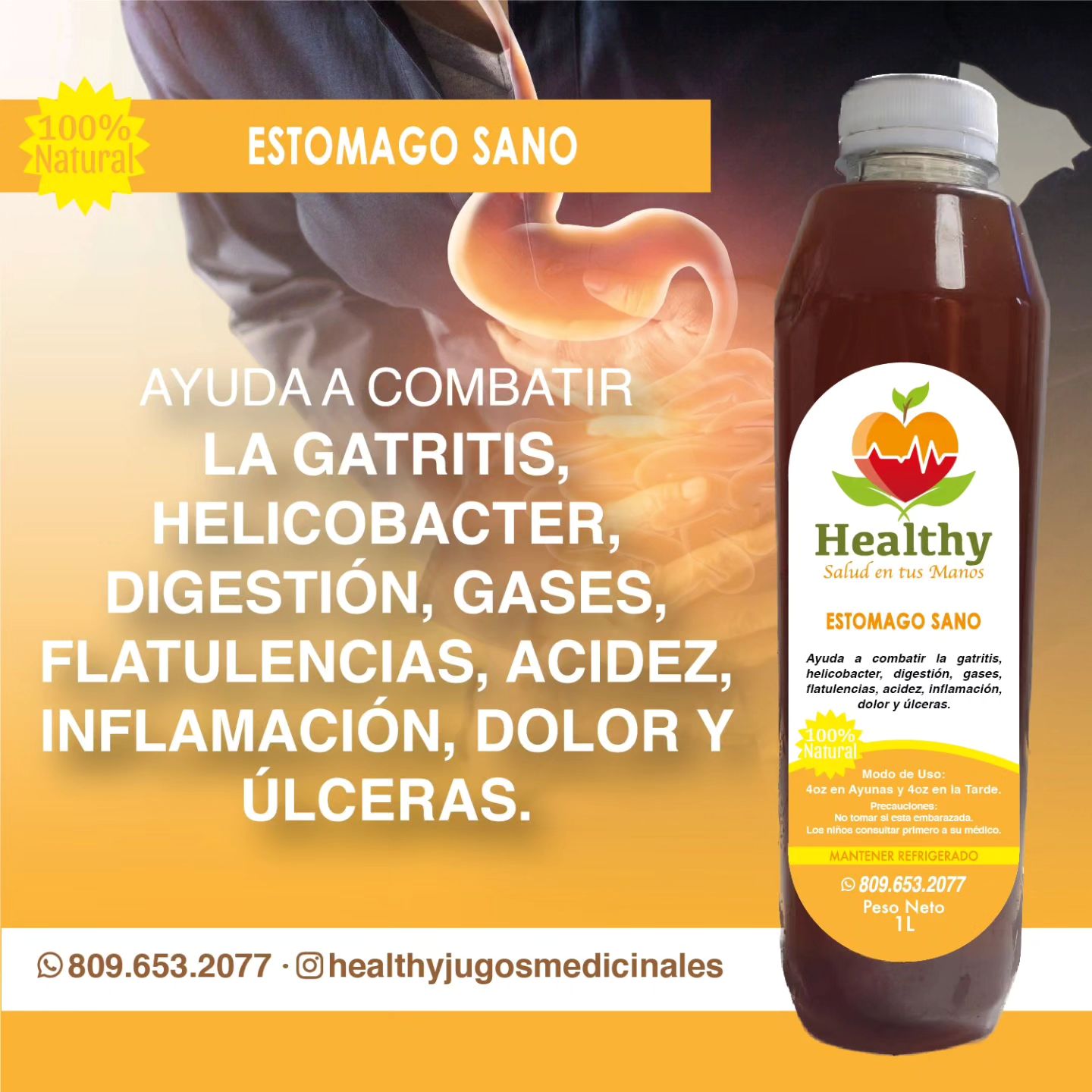 Healthy - Salud en tus manos Facebook ad from Nov 18, 2025