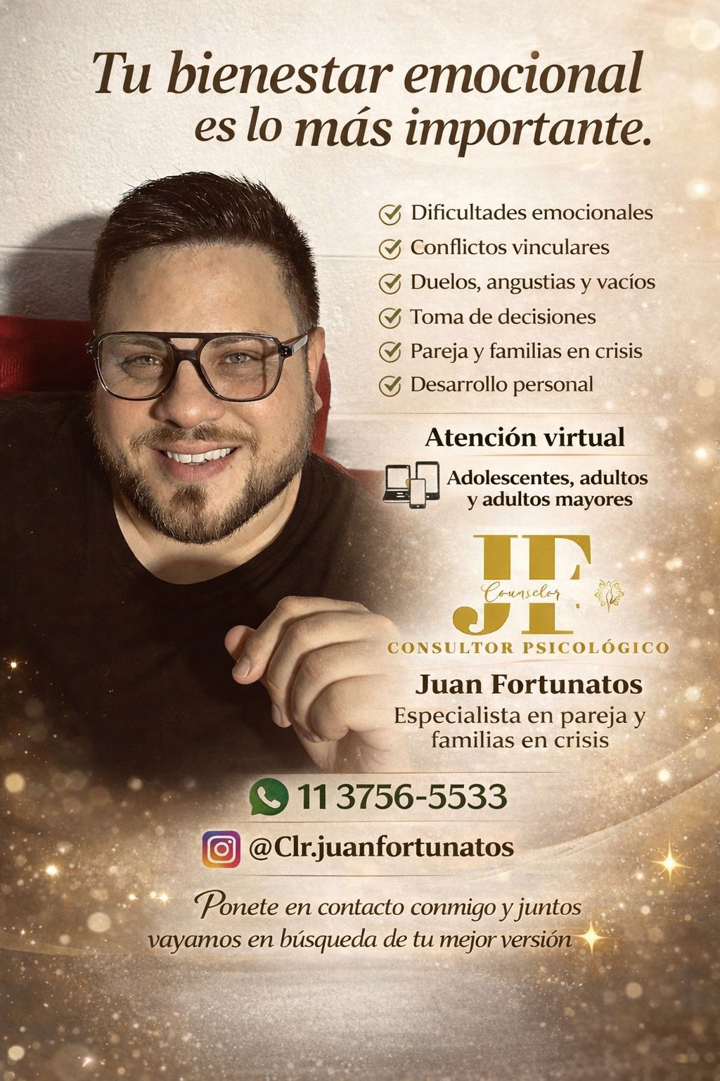 Consultoría Psicológica Facebook ad: Enfrentar momentos difíciles no tiene por qué ser…