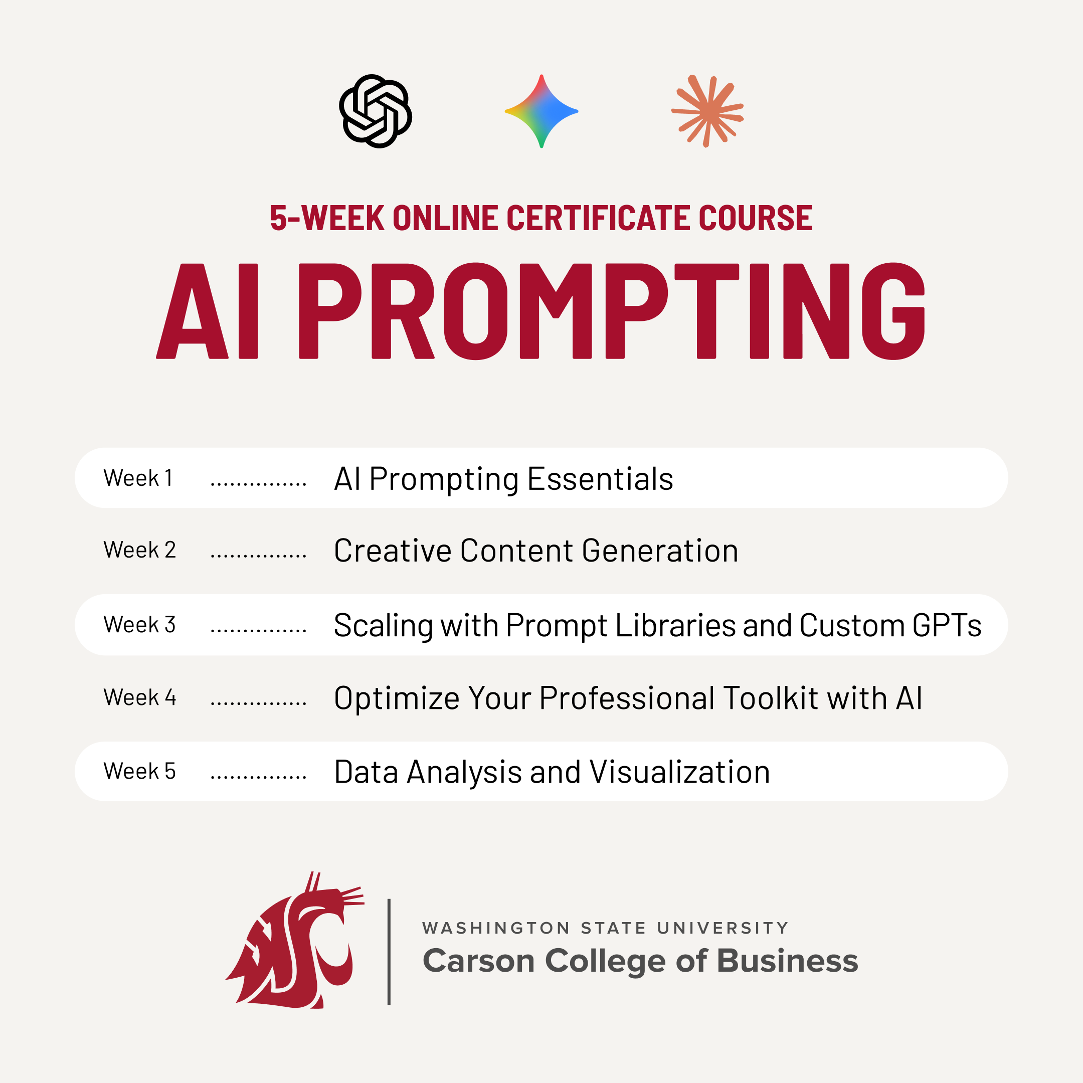 WSU Carson College of Business Facebook ad