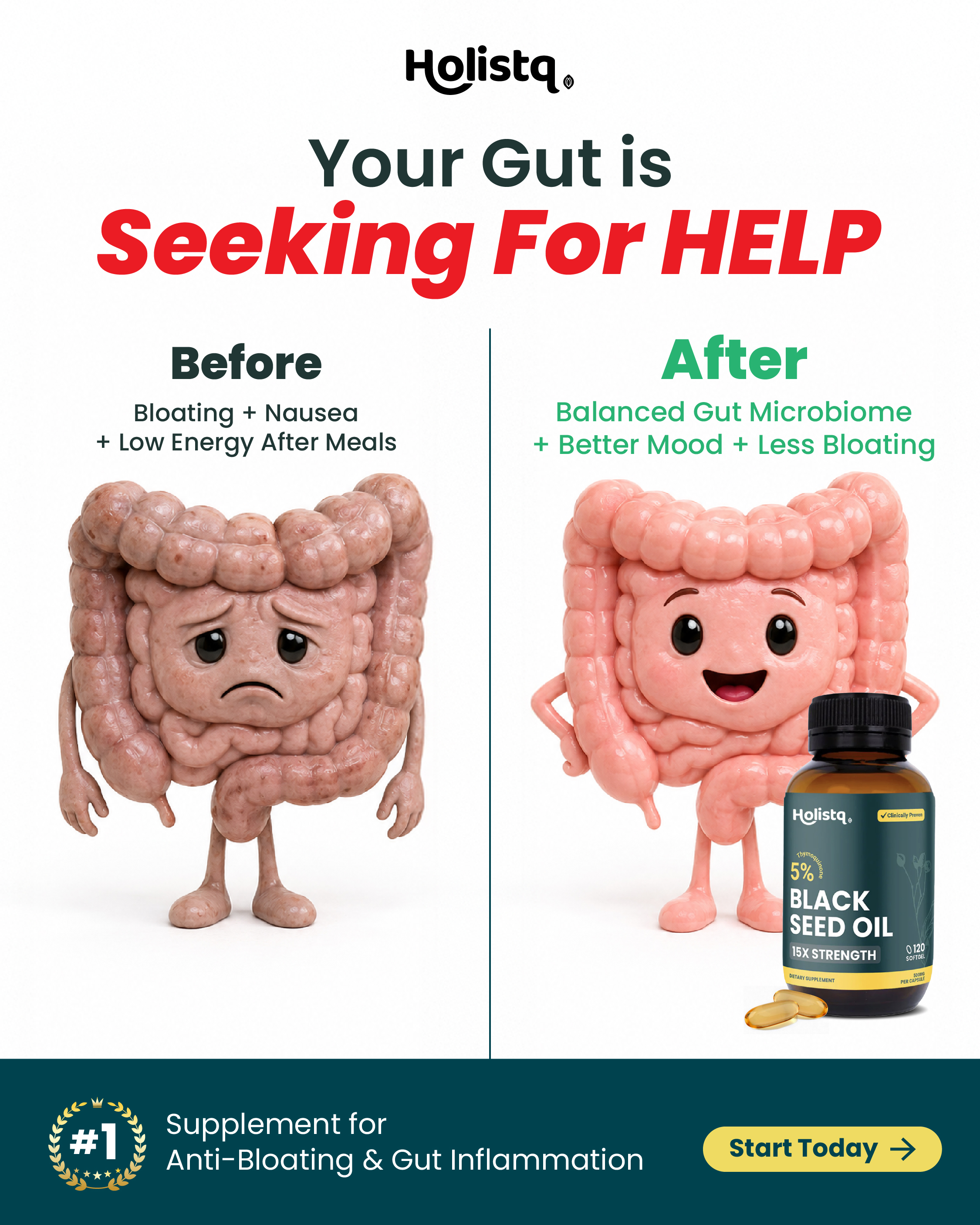 Holistq Health Facebook ad from Jul 14, 2026