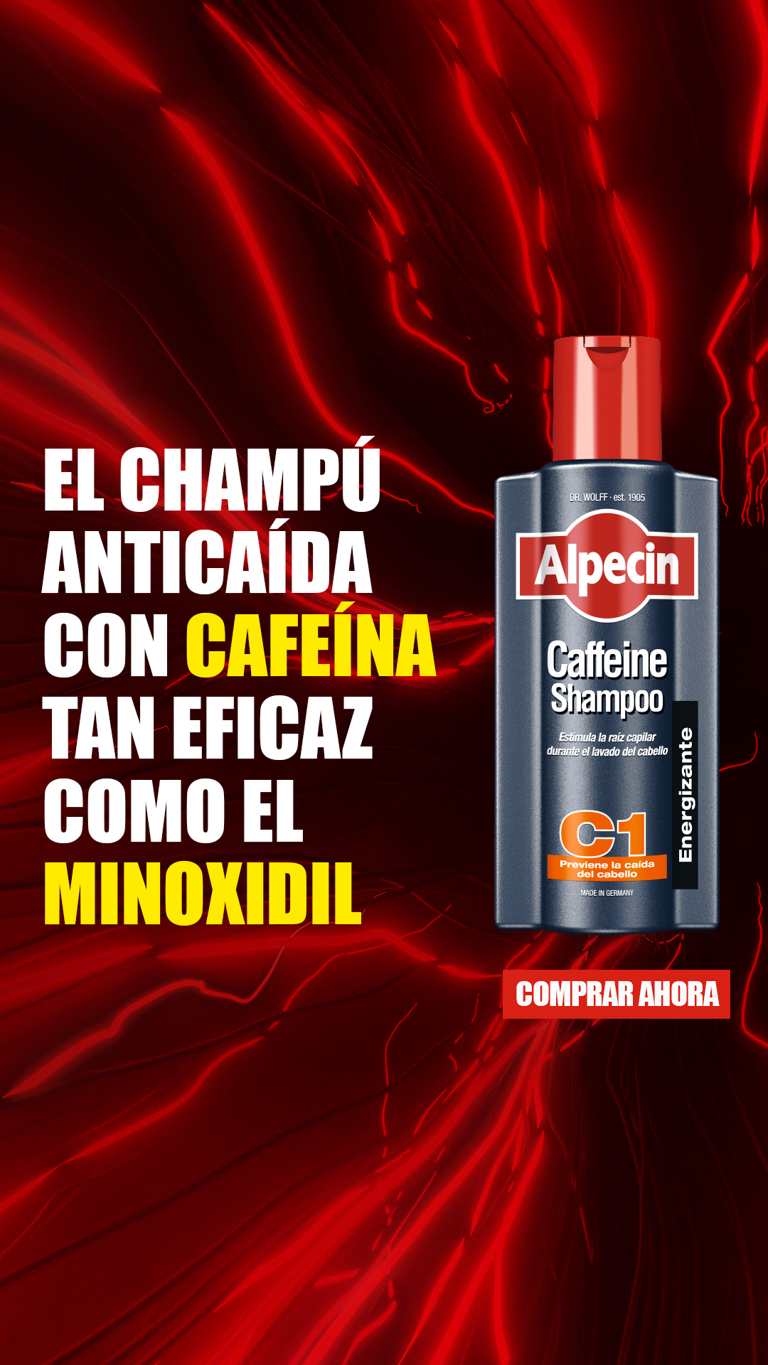 Alpecin Facebook ad