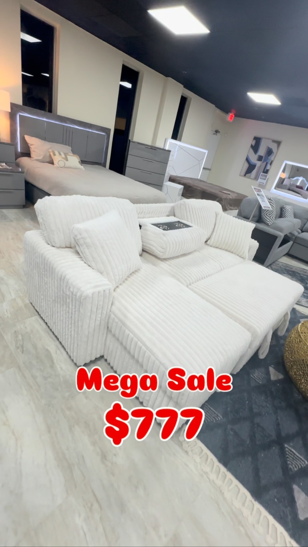 Rosa Furniture Facebook ad: Mega Sale
