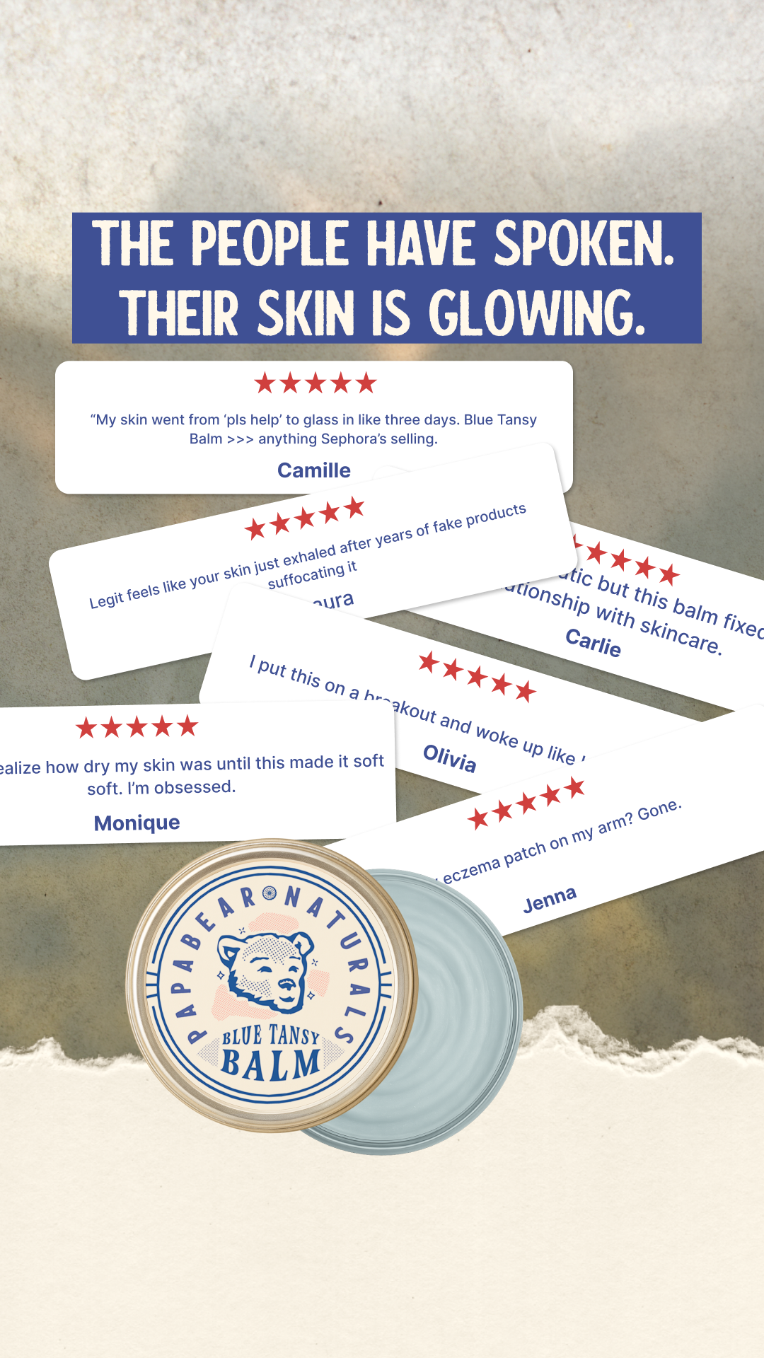 Papabear Naturals Facebook ad