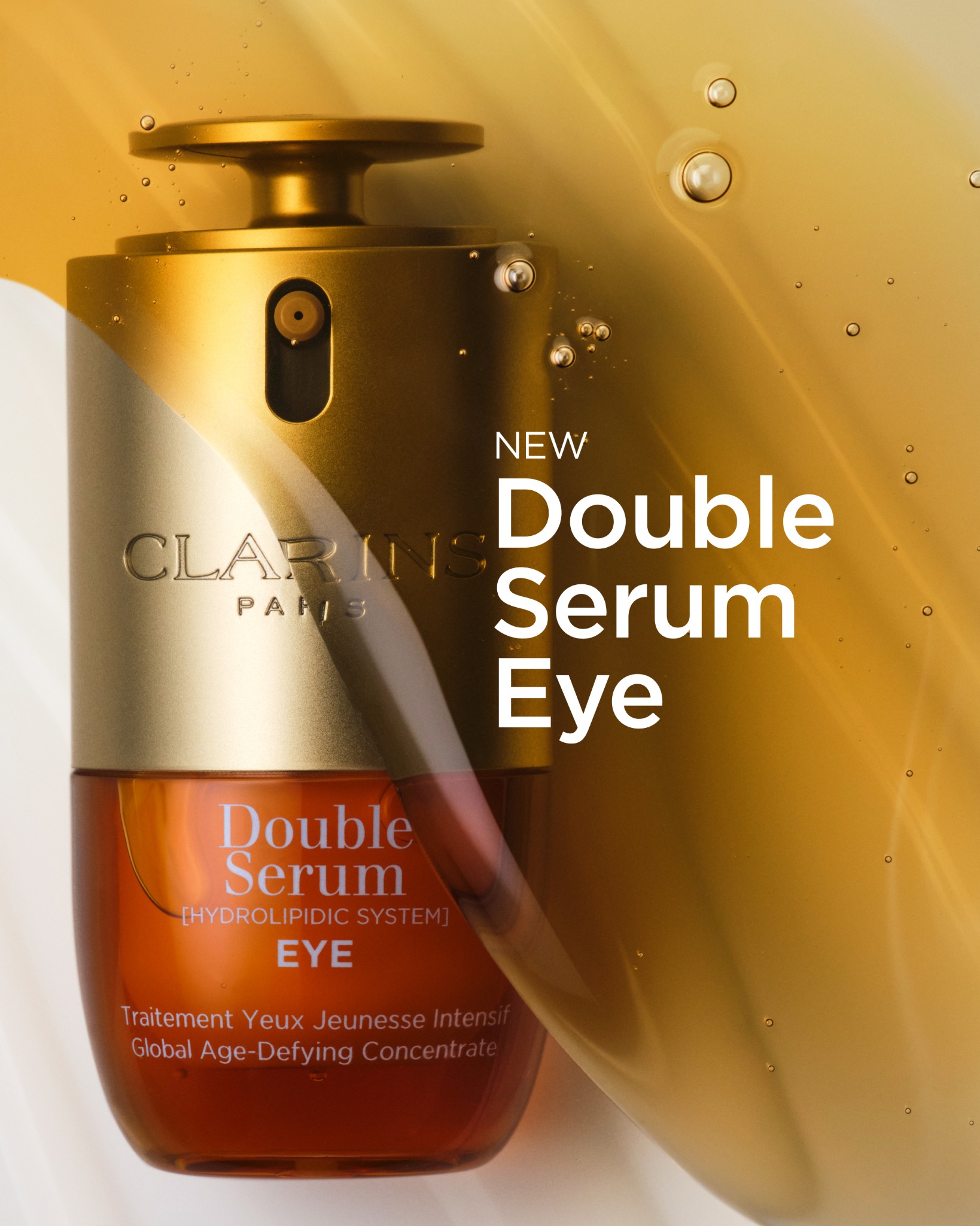 Clarins Facebook ad: Clarins Double Serum Eye
