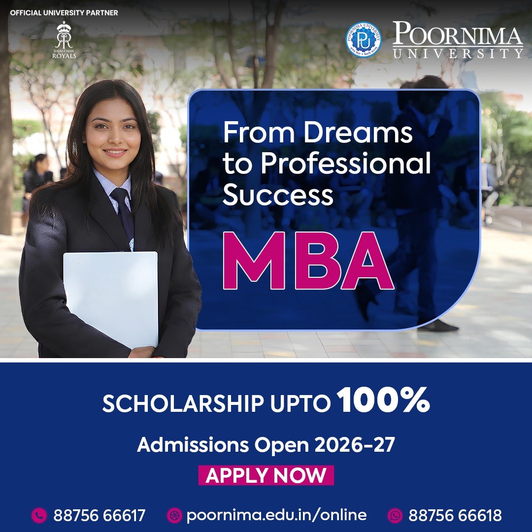 Poornima University Facebook ad