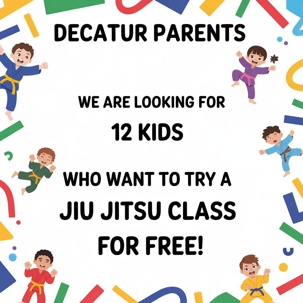 SuperFly BJJ Facebook ad: FREE TRIAL Pass for KIDS