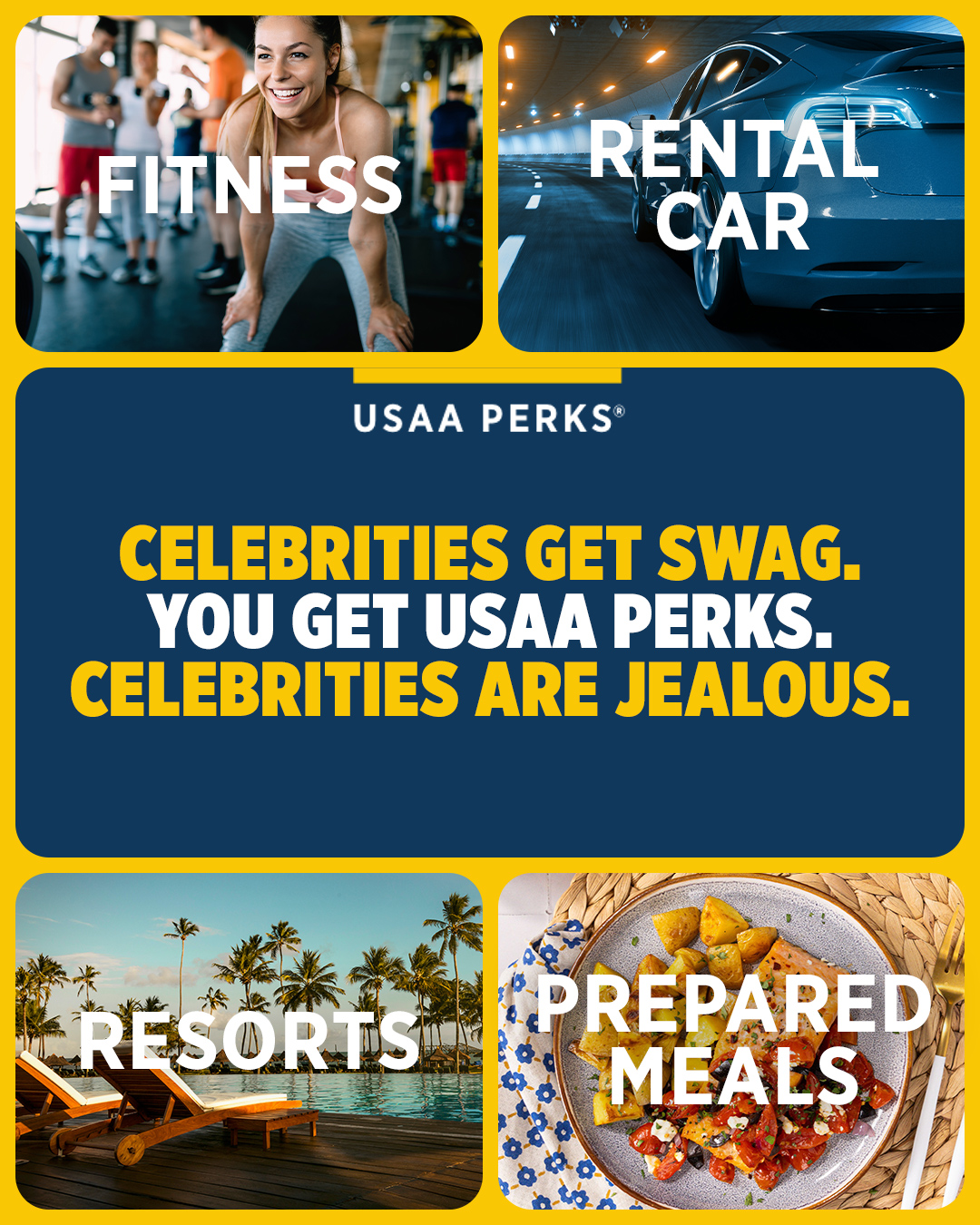 USAA Facebook ad