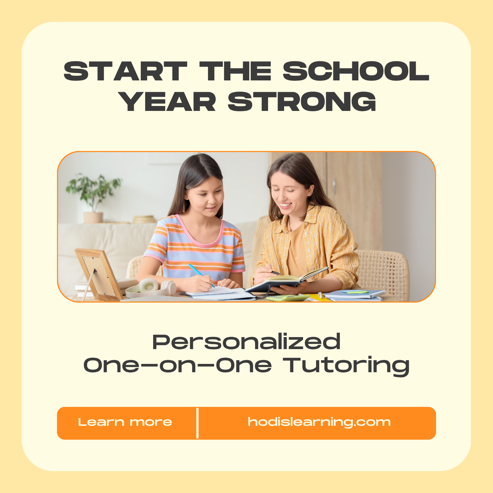 Hodis Learning & Music Facebook ad