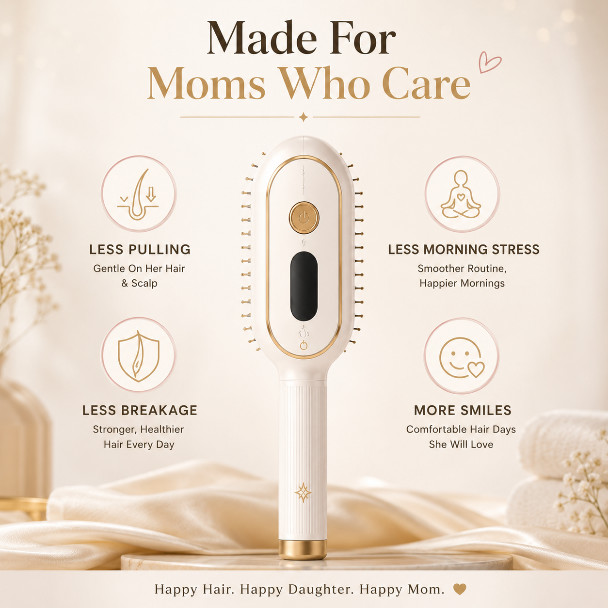 Nicosleep Facebook ad: The Brush That Ended Morning Meltdowns | Nictiva Pro