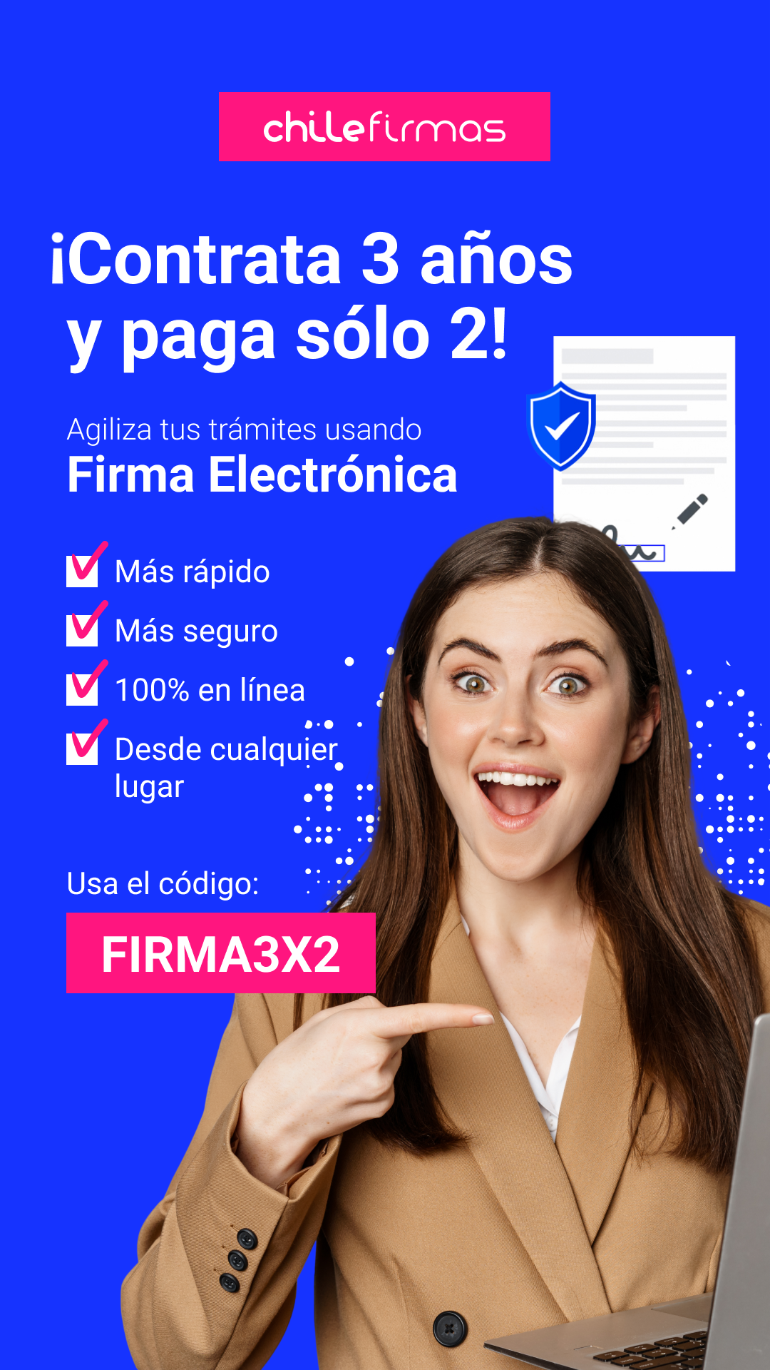 ChileFirmas Facebook ad