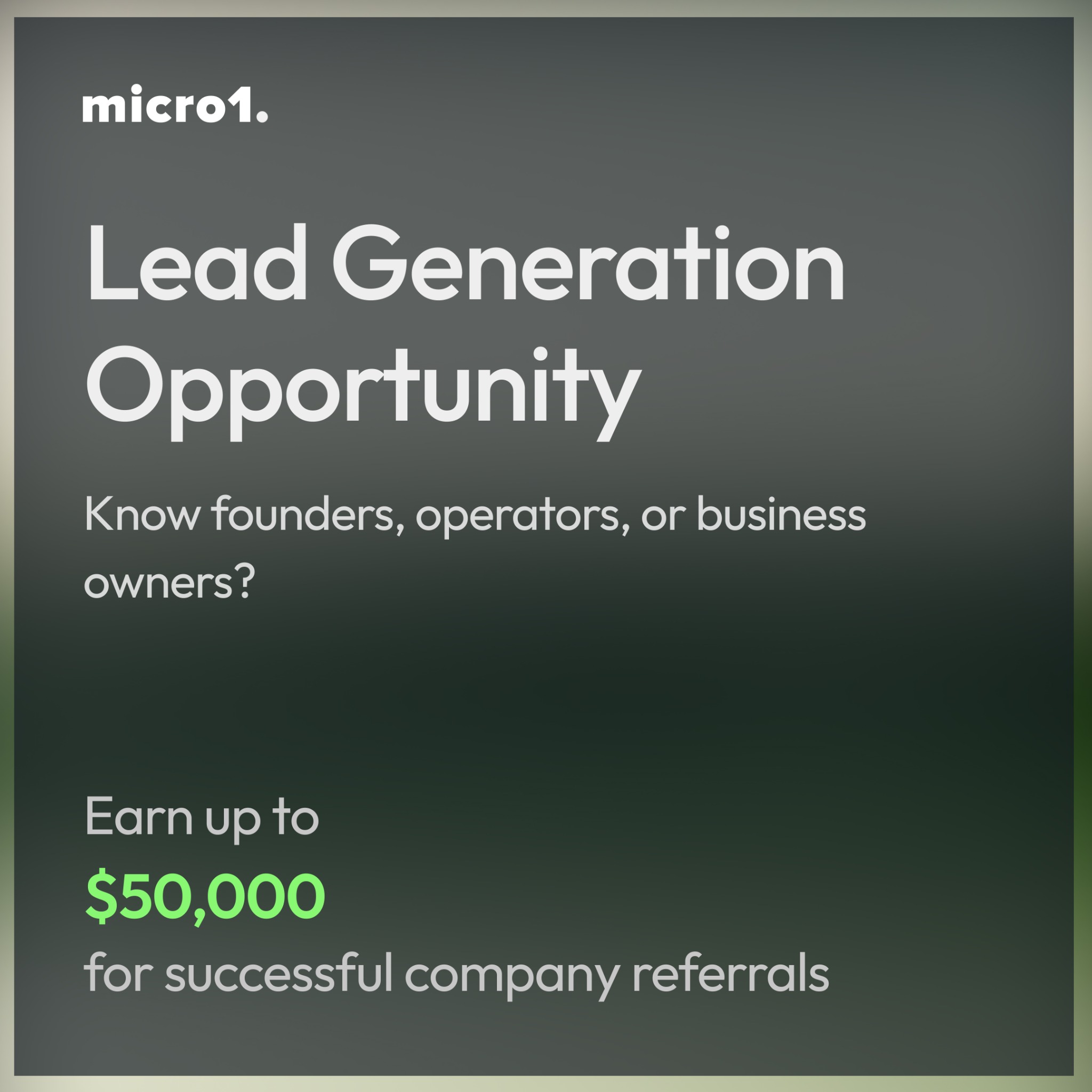 micro1 Facebook ad